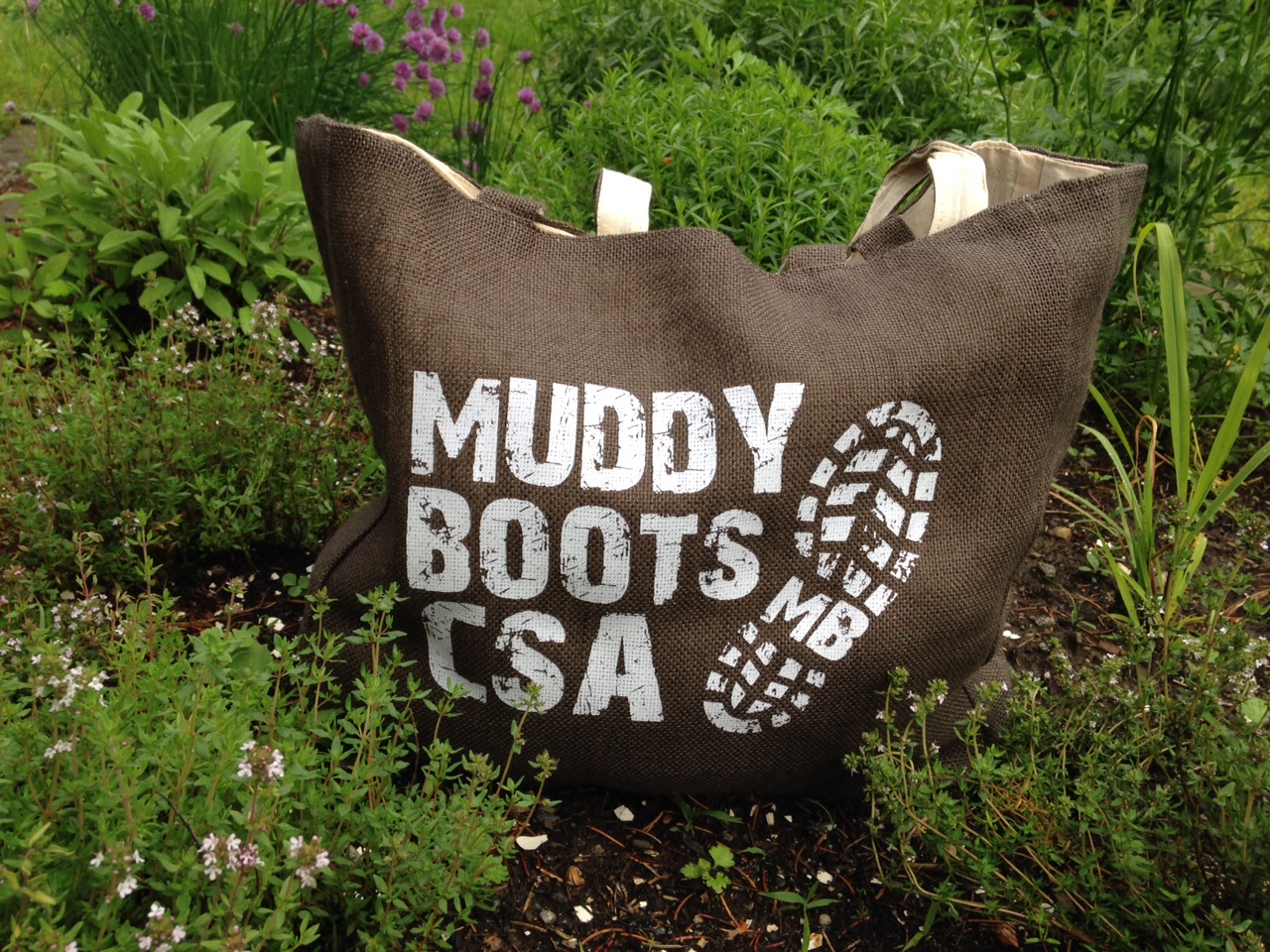 Muddy Boots CSA Tote Bag