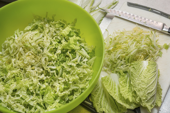 Aaron’s Napa Cabbage Salad